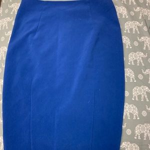 Royal blue h&m pencil skirt